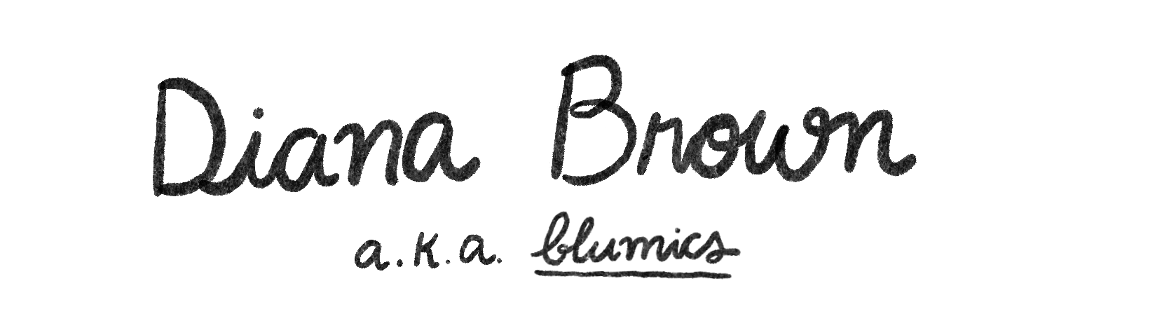 Diana Brown signature